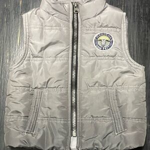 Amy Coe Silver Puffer Vest for Kids